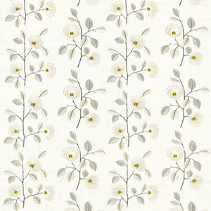 Monique Natural/Pewter by Clarke And Clarke Fabric