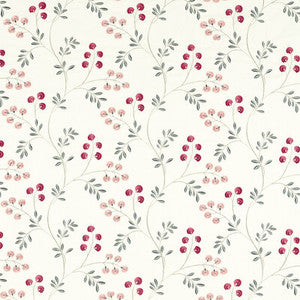 Rochelle Blush/Raspberry by Clarke And Clarke Fabric