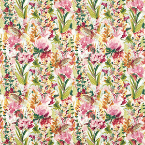 Hydrangea Mineral/Ochre F1576/02.CAC.0 by Clarke And Clarke Fabric