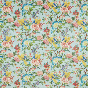 Golden Parrot Mineral Velvet by Clarke And Clarke Fabric