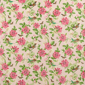 Pink Lotus Blush Velvet by Clarke And Clarke Fabric