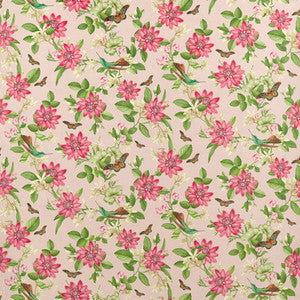 Pink Lotus Blush Velvet by Clarke And Clarke Fabric