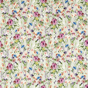 Wild Meadow Damson F1596/02.CAC.0 by Clarke And Clarke Fabric