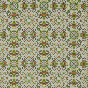 Emerald Forest Smoke Linen by Clarke And Clarke Fabric
