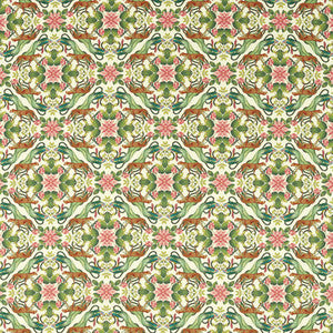 Menagerie Ivory by Clarke And Clarke Fabric