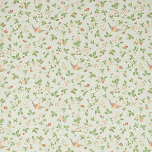 Wild Strawberry Dove Linen by Clarke And Clarke Fabric