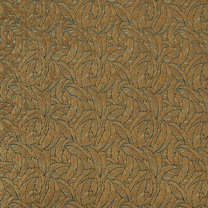 Selva Antique/Gold Velvet by Clarke And Clarke Fabric