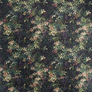 Congo Amethyst/Emerald Velvet by Clarke And Clarke Fabric