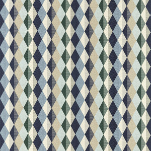Denver Mineral/Navy F1637/01.CAC.0 by Clarke And Clarke Fabric