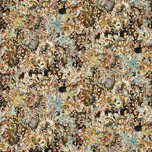 Aubrey Velvet Noir/Mineral F1646/03.CAC.0 by Clarke And Clarke Fabric