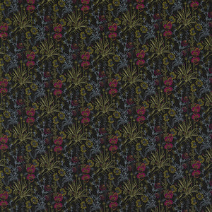 Elmsdale Jacquard Noir F1647/02.CAC.0 by Clarke And Clarke Fabric