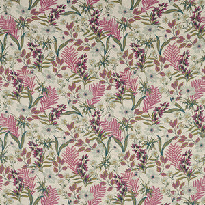 Hazelbury Linen Coral F1648/01.CAC.0 by Clarke And Clarke Fabric
