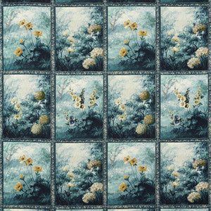 Artus Denim Ochre F1651/01.CAC.0 by Clarke And Clarke Fabric