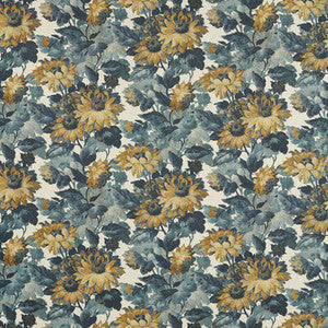 Sunforest Denim Linen F1660/02.CAC.0 by Clarke And Clarke Fabric