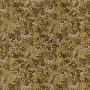 Sunforest Ochre Jacquard F1662/01.CAC.0 by Clarke And Clarke Fabric