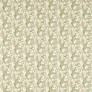 Golden Lily Linen/Blush F1677/03.CAC.0 by Clarke And Clarke Fabric