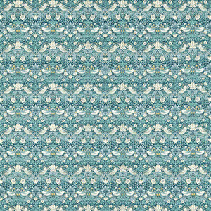 Strawberry Thief Teal F1678/01.CAC.0 by Clarke And Clarke Fabric