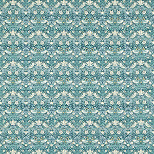 Strawberry Thief Teal F1678/01.CAC.0 by Clarke And Clarke Fabric