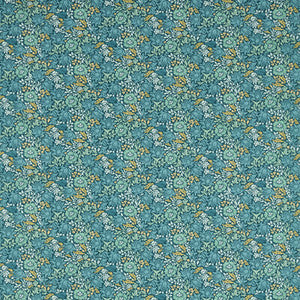 Mallow Teal F1680/04.CAC.0 by Clarke And Clarke Fabric