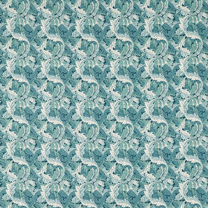 Acanthus Teal F1681/04.CAC.0 by Clarke And Clarke Fabric