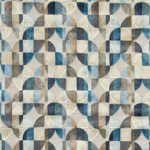 Delaunay Denim F1682/01.CAC.0 by Clarke And Clarke Fabric