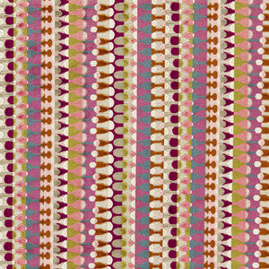 Orpheus Magenta Peacock F1687/02.CAC.0 by Clarke And Clarke Fabric