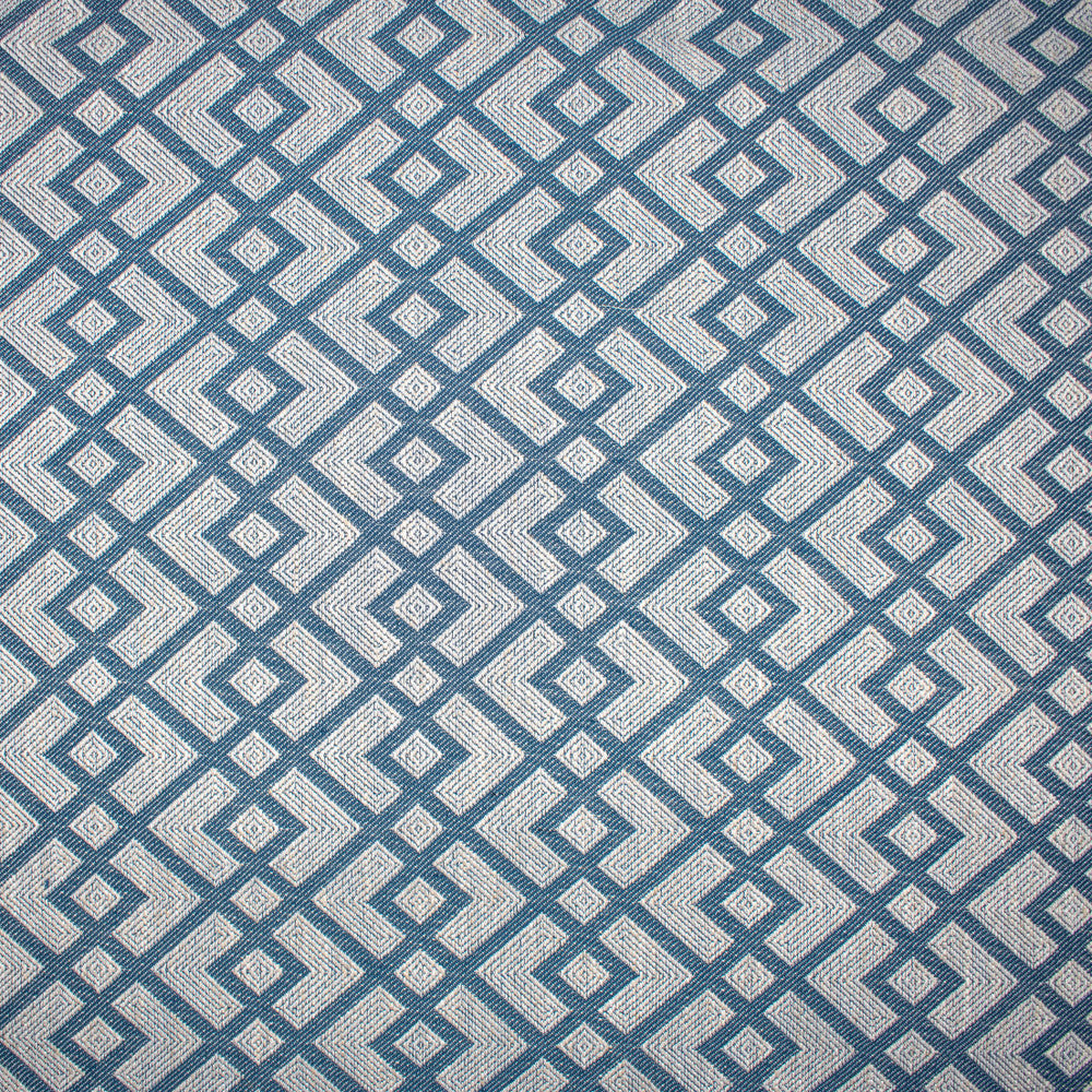 F1688 Indigo by Greenhouse Fabric 64% Polyester, 29% Rayon, 7% Linen China 60,000 </p><p>Repeat: 4.5" H, 2.25" V 56" - Fabric Carolina -