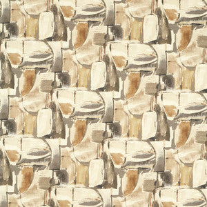 Figura Linen/Charcoal F1694/03.CAC.0 by Clarke And Clarke Fabric
