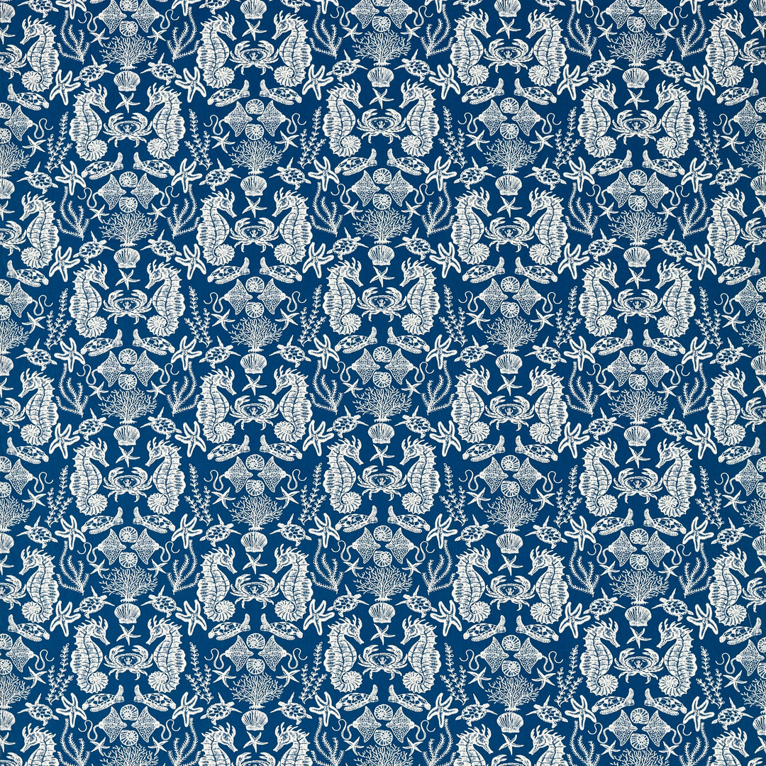 Aquarium - Navy By Clarke & Clarke Fabric