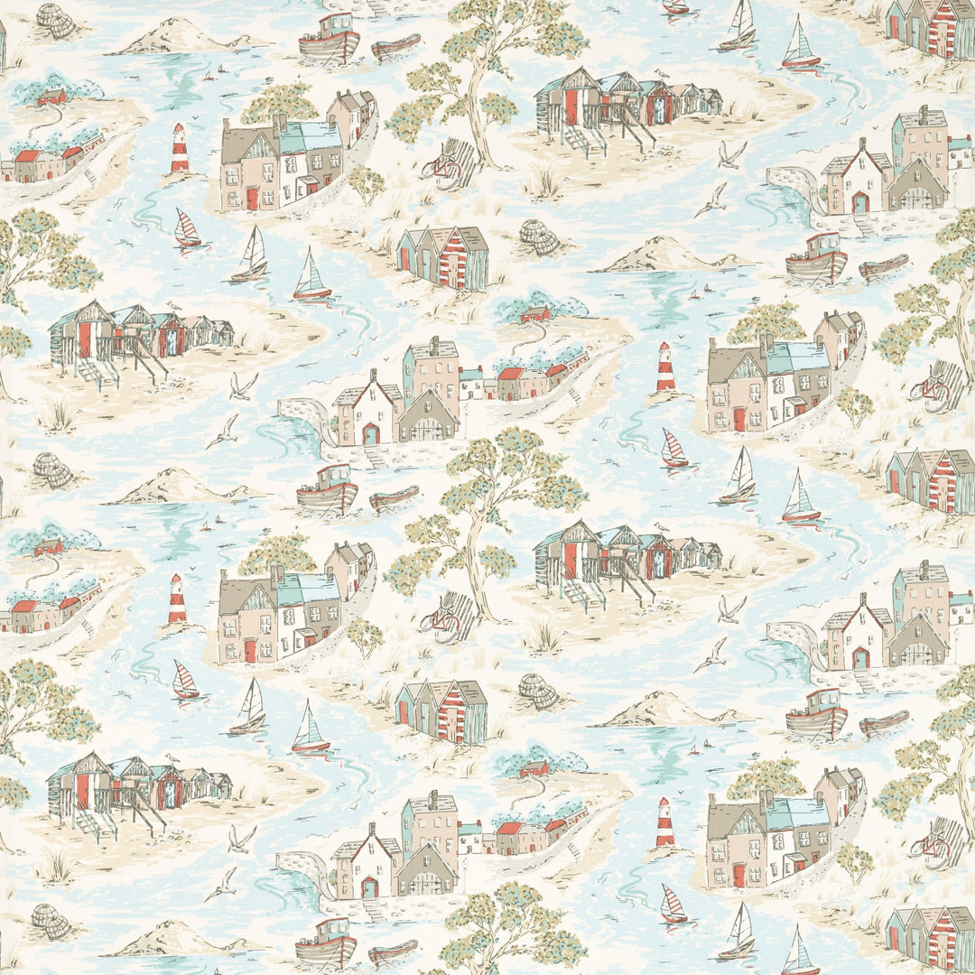 Waterfront - Mineral By Clarke & Clarke Fabric