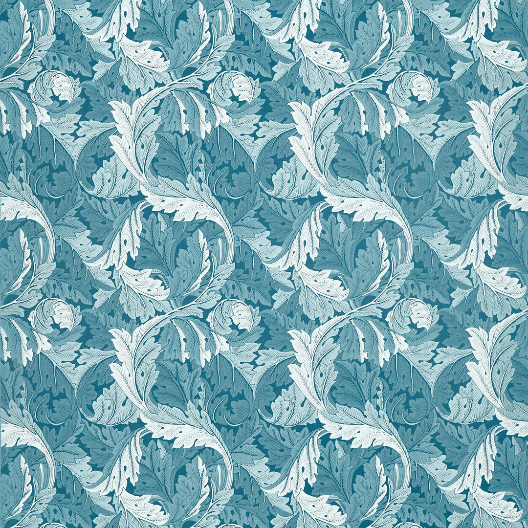 Acanthus Jacquard - Denim By Clarke & Clarke Fabric