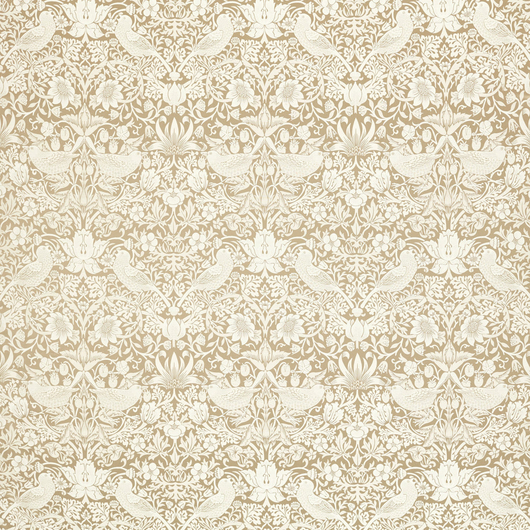 Strawberry Thief Jacquard - Linen By Clarke & Clarke Fabric