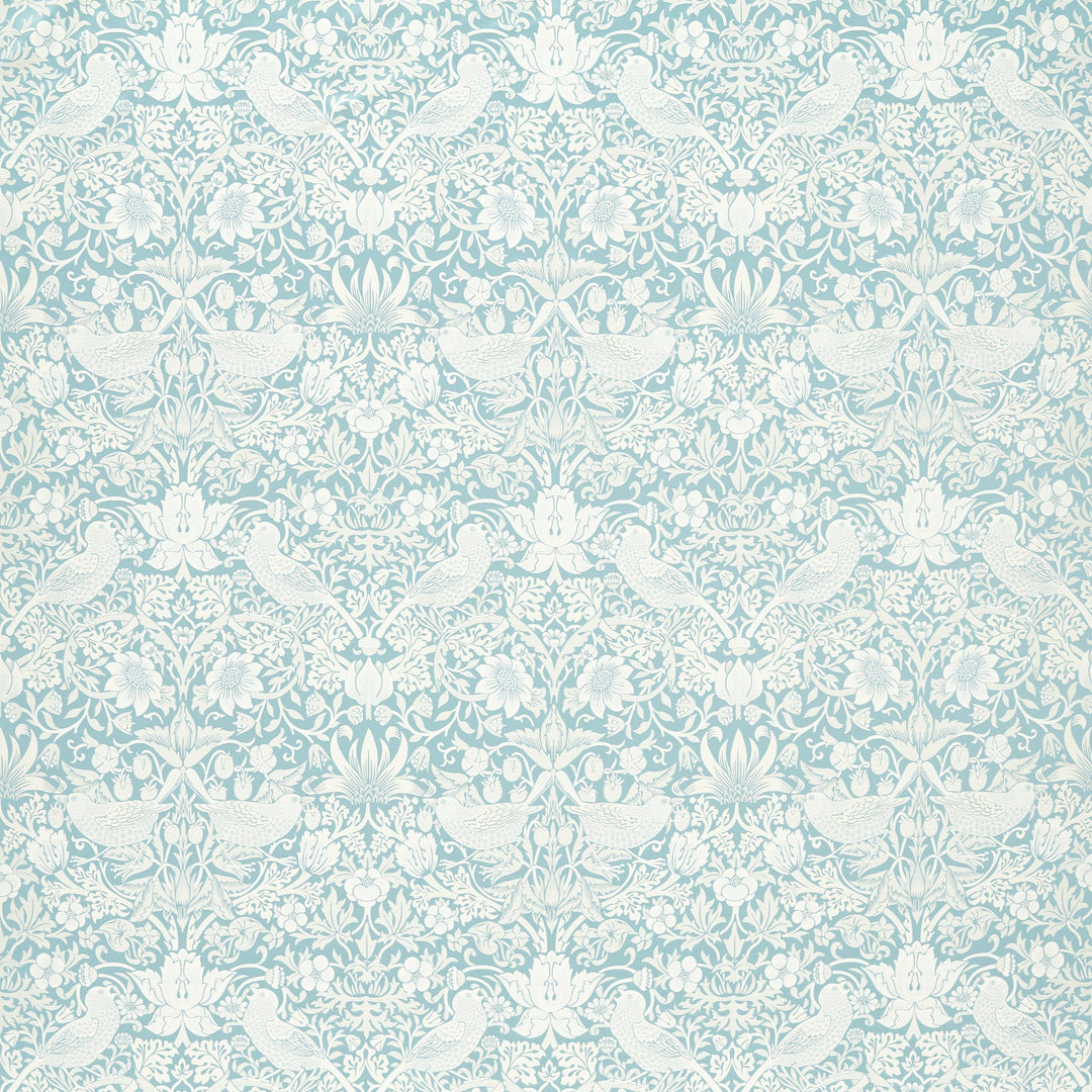 Strawberry Thief Jacquard - Mineral By Clarke & Clarke Fabric