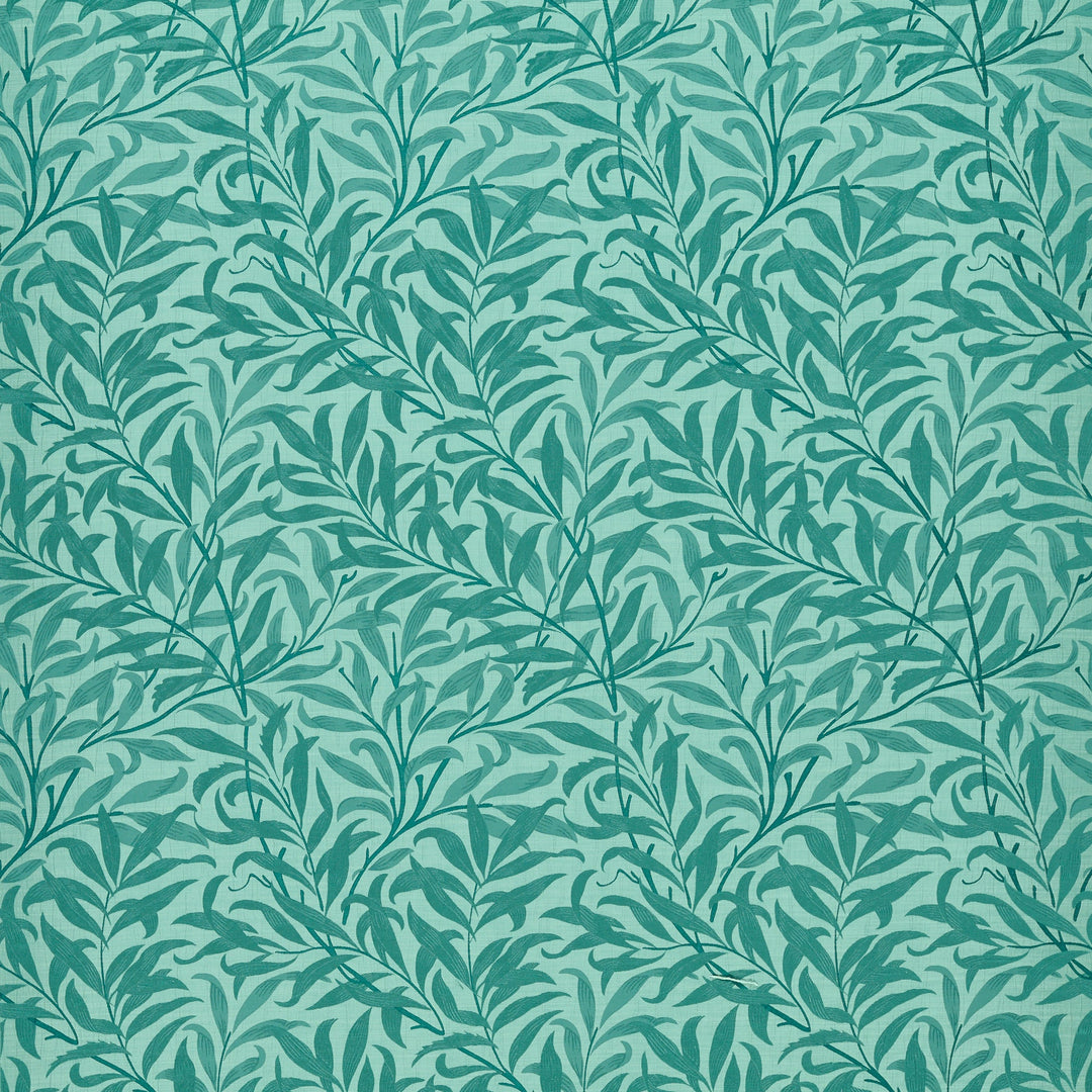 Willow Boughs Jacquard - Teal By Clarke & Clarke Fabric