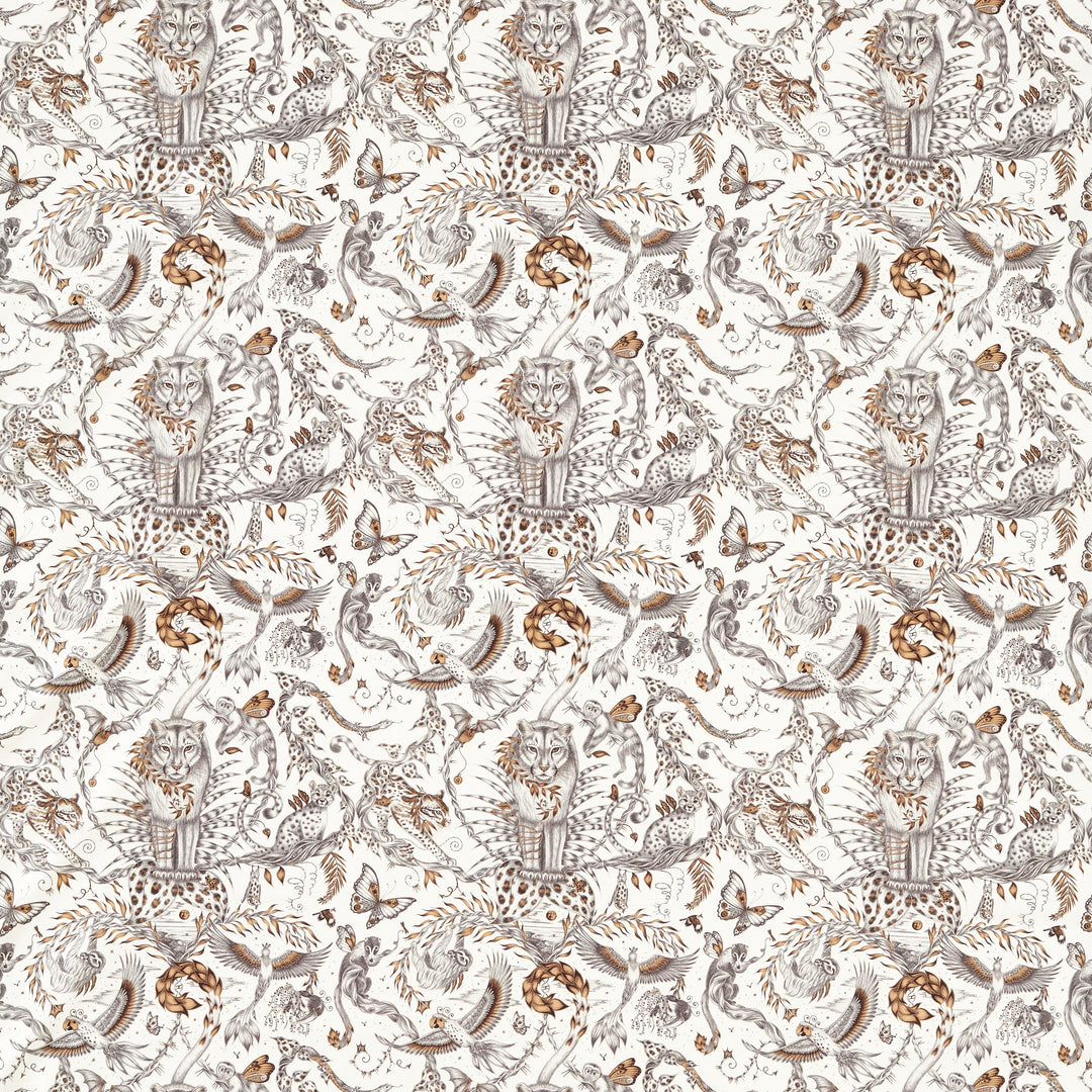 Bosque Dreams - Bronze By Clarke & Clarke Fabric