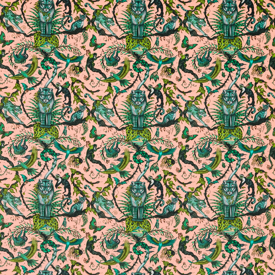 Bosque Dreams Velvet - Pink By Clarke & Clarke Fabric