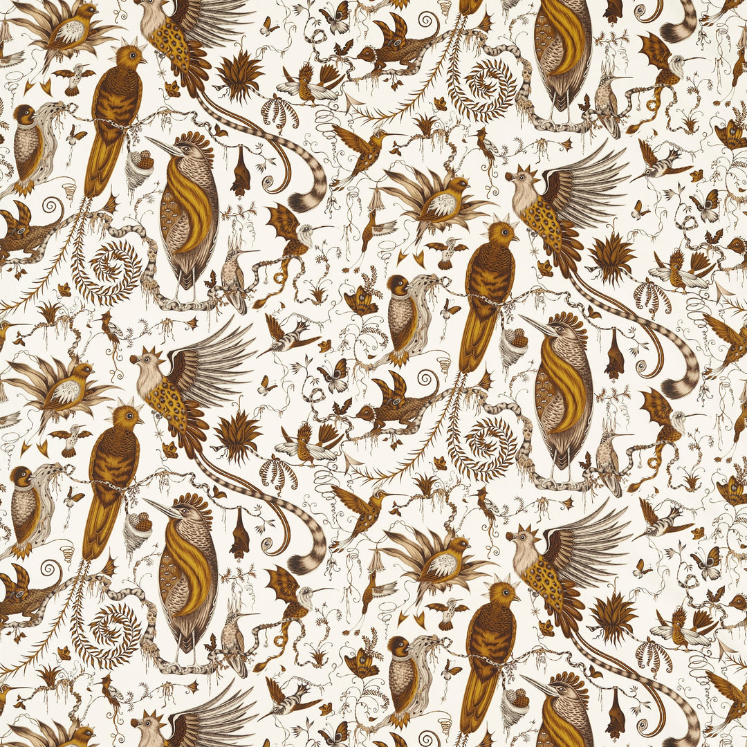 Quetzal - Gold By Clarke & Clarke Fabric