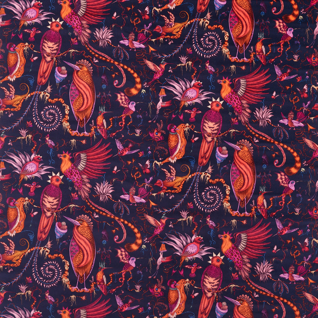 Quetzal Velvet - Violet By Clarke & Clarke Fabric