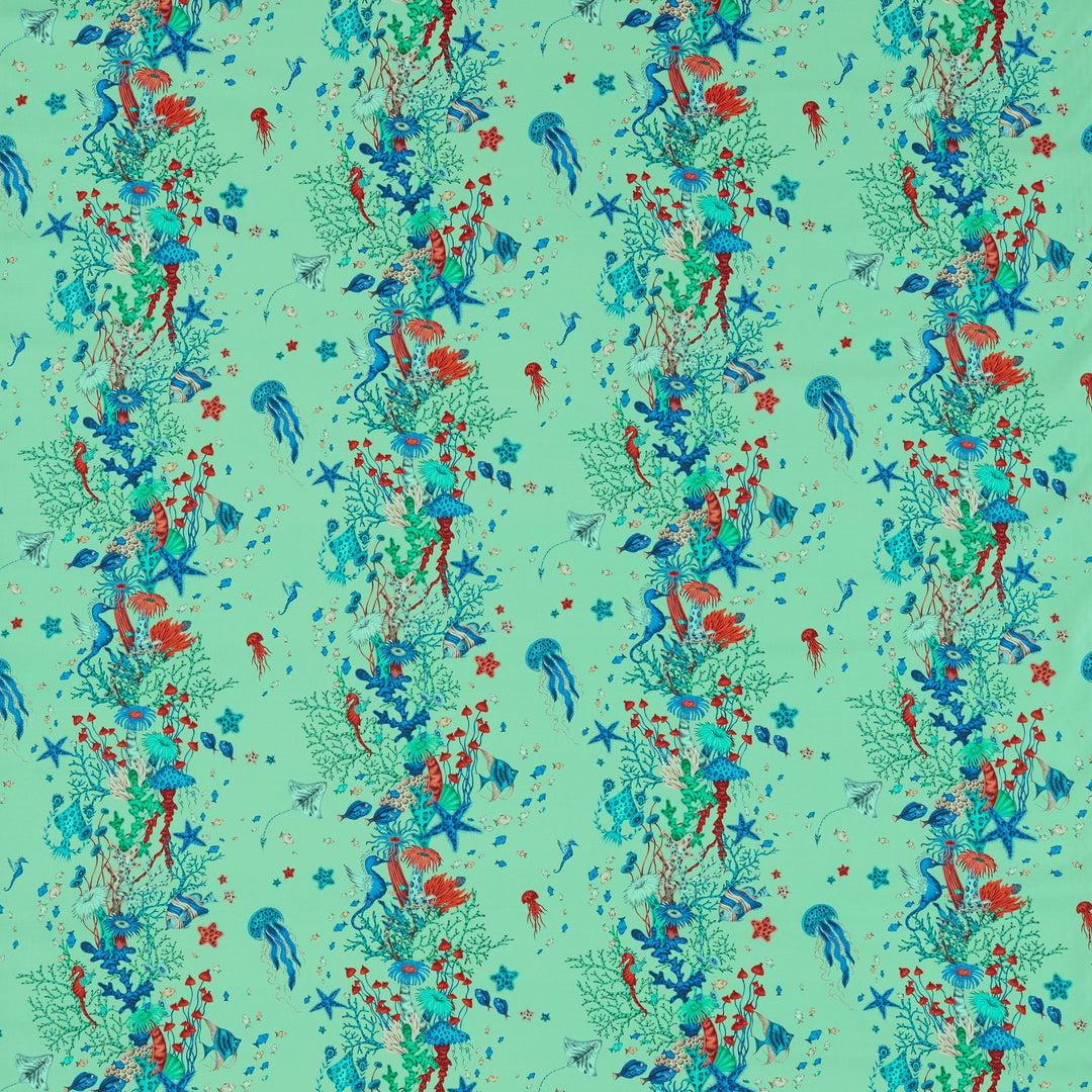 Seaforest - Aqua By Clarke & Clarke Fabric