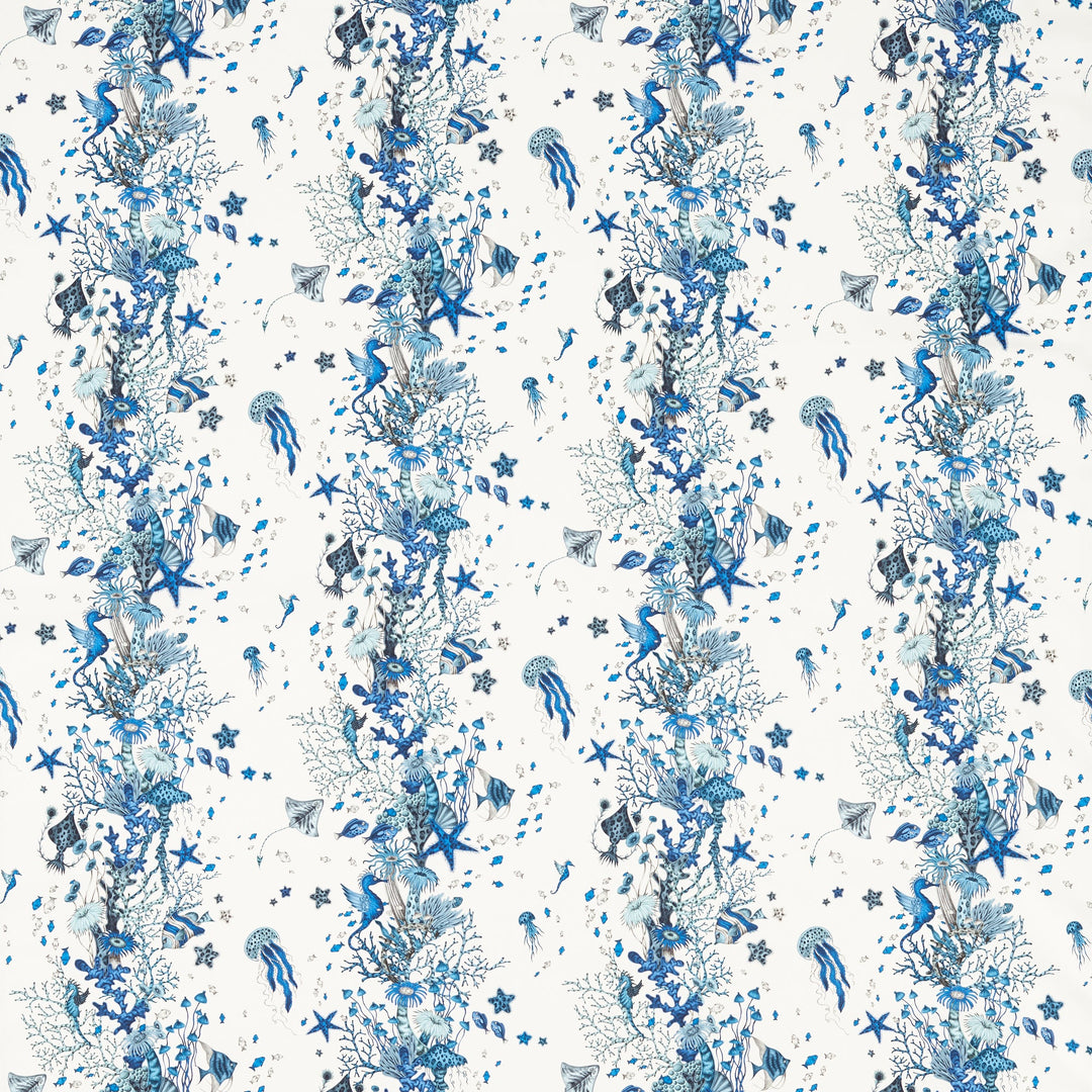 Seaforest - Blue By Clarke & Clarke Fabric