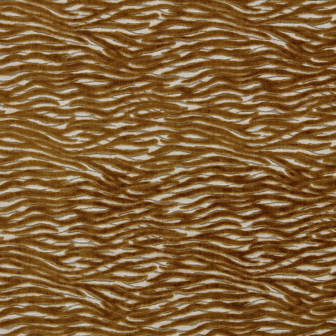Wildstripe - Bronze By Clarke & Clarke Fabric