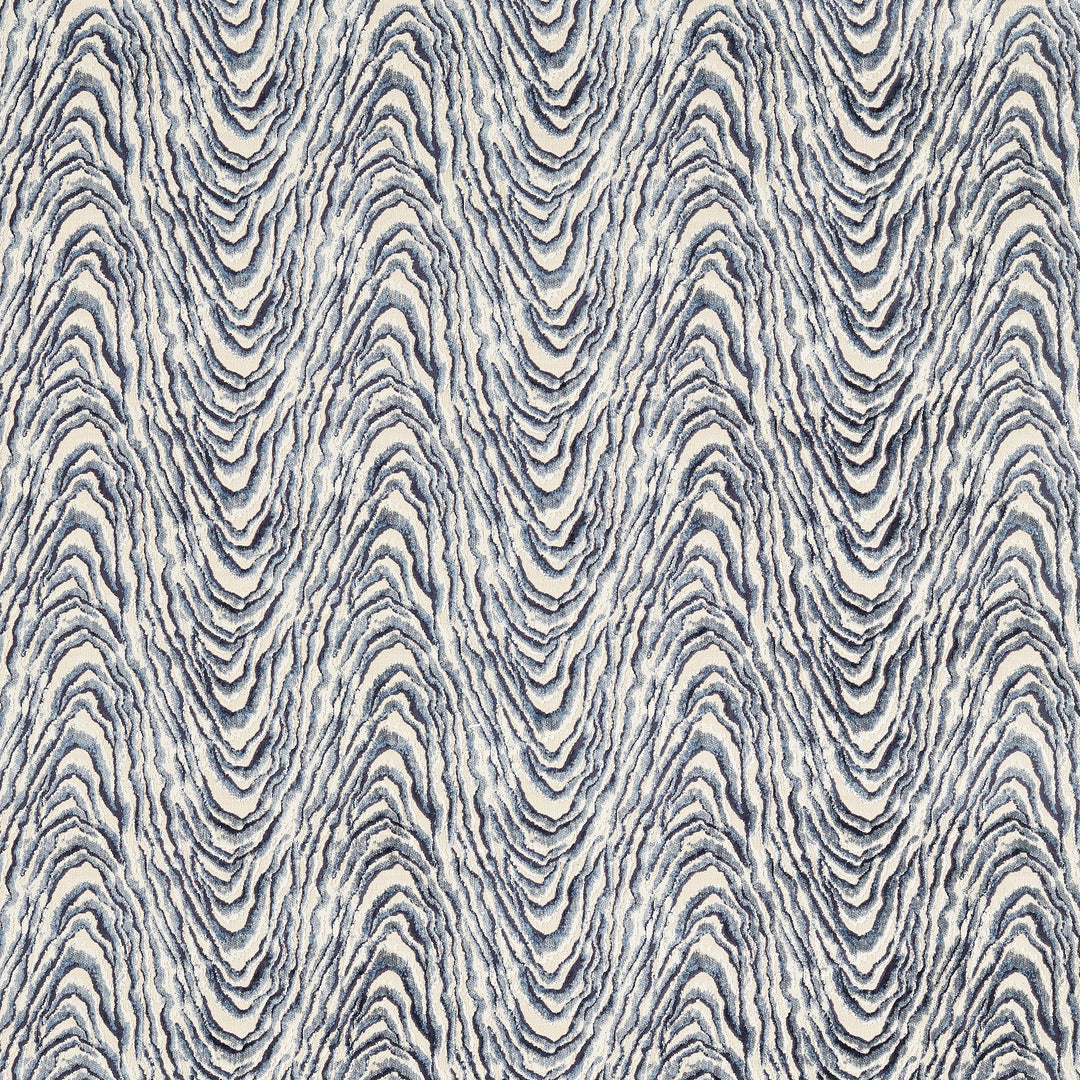 Delvoye Velvet - Ink By Clarke & Clarke Fabric