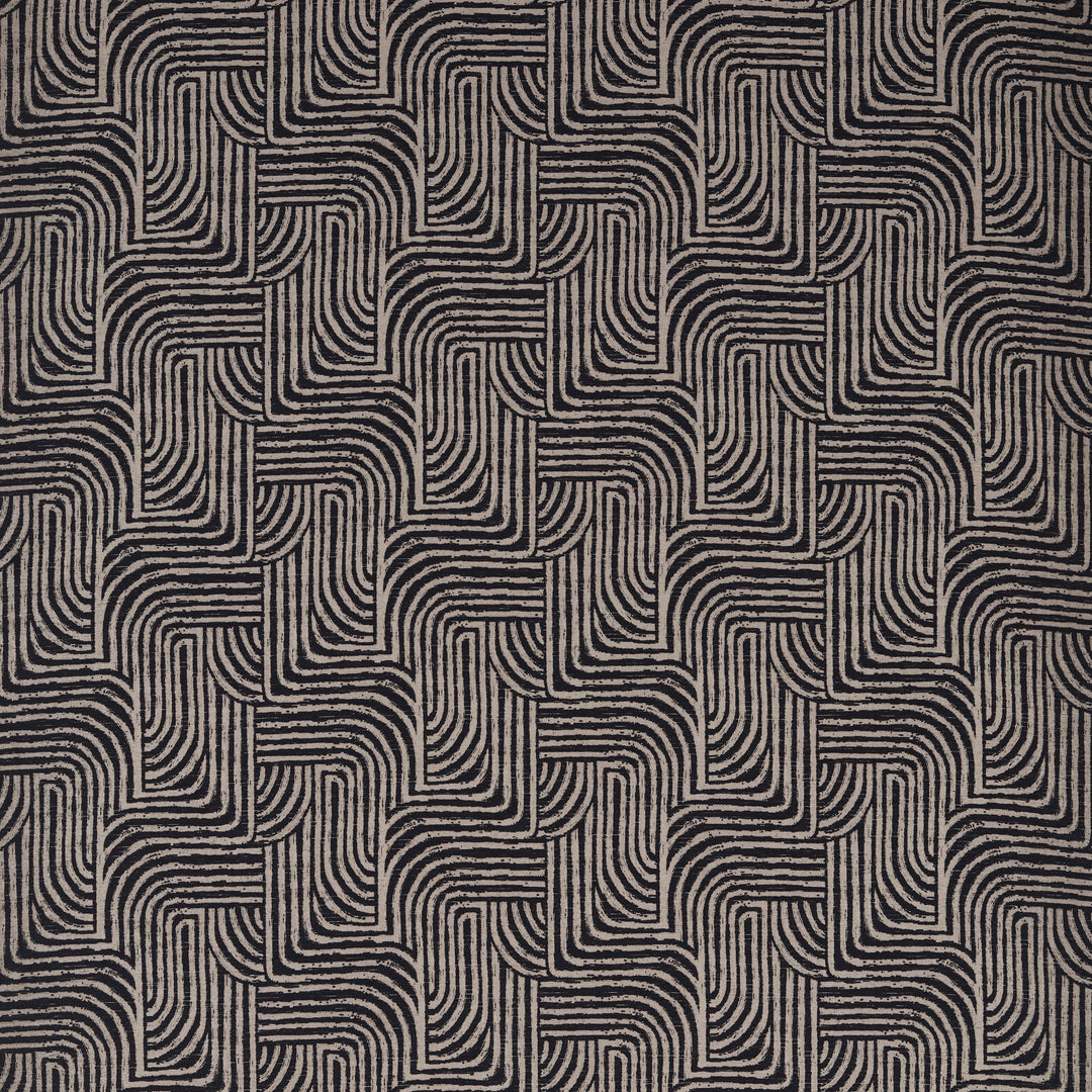 Gormley Jacquard - Noir By Clarke & Clarke Fabric