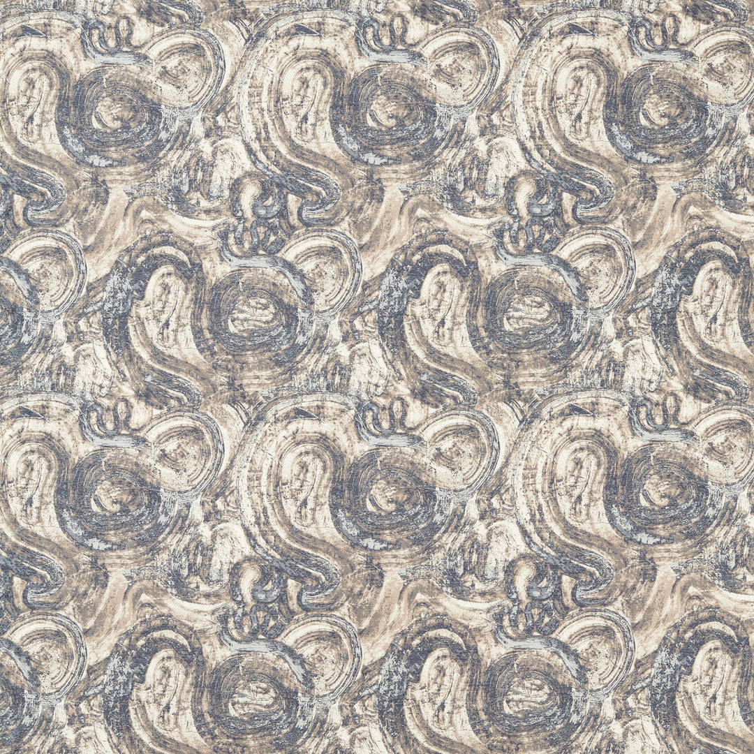 Hatoum Jacquard - Ink By Clarke & Clarke Fabric