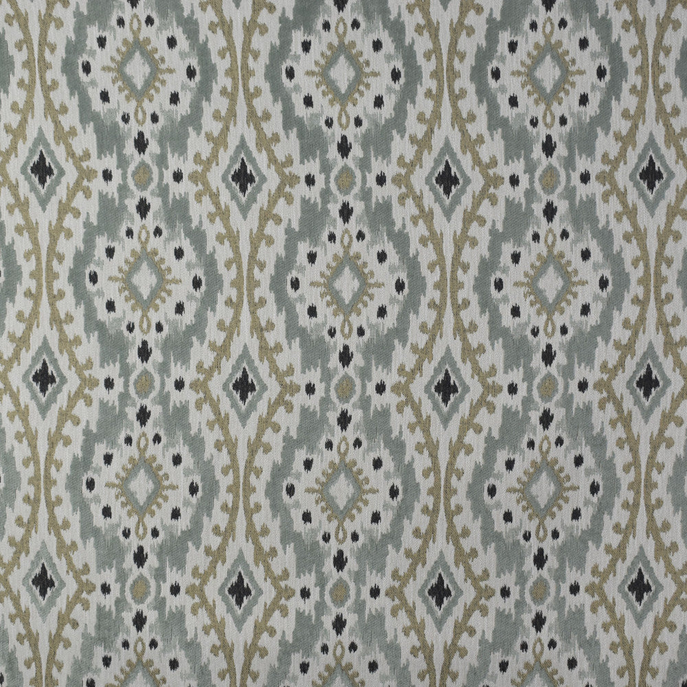 F1962 Celadon by Greenhouse Fabric 100% Polyester China 30,000 double rubs </p><p>Repeat: 9" H, 9" V 56" - Fabric Carolina -