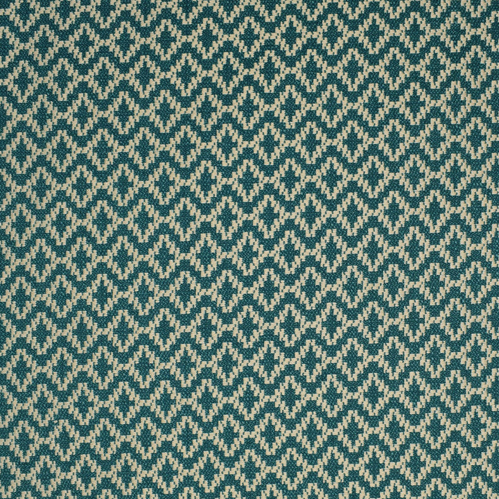 F1974 Petrol by Greenhouse Designer Fabric 85% Polyester, 10% Rayon, 5% Linen China 25,000 </p><p>Repeat: 1.77" H, 2" V 56" - Swanky Fabrics -