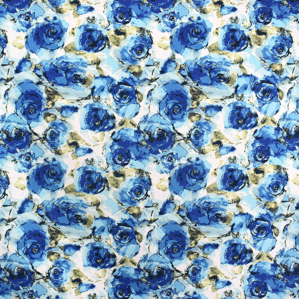 F2286 Cobalt by Greenhouse Fabric 100% Polyester China 40,000 double rubs </p><p>Repeat: 14" H, 14" V 56" - Fabric Carolina -