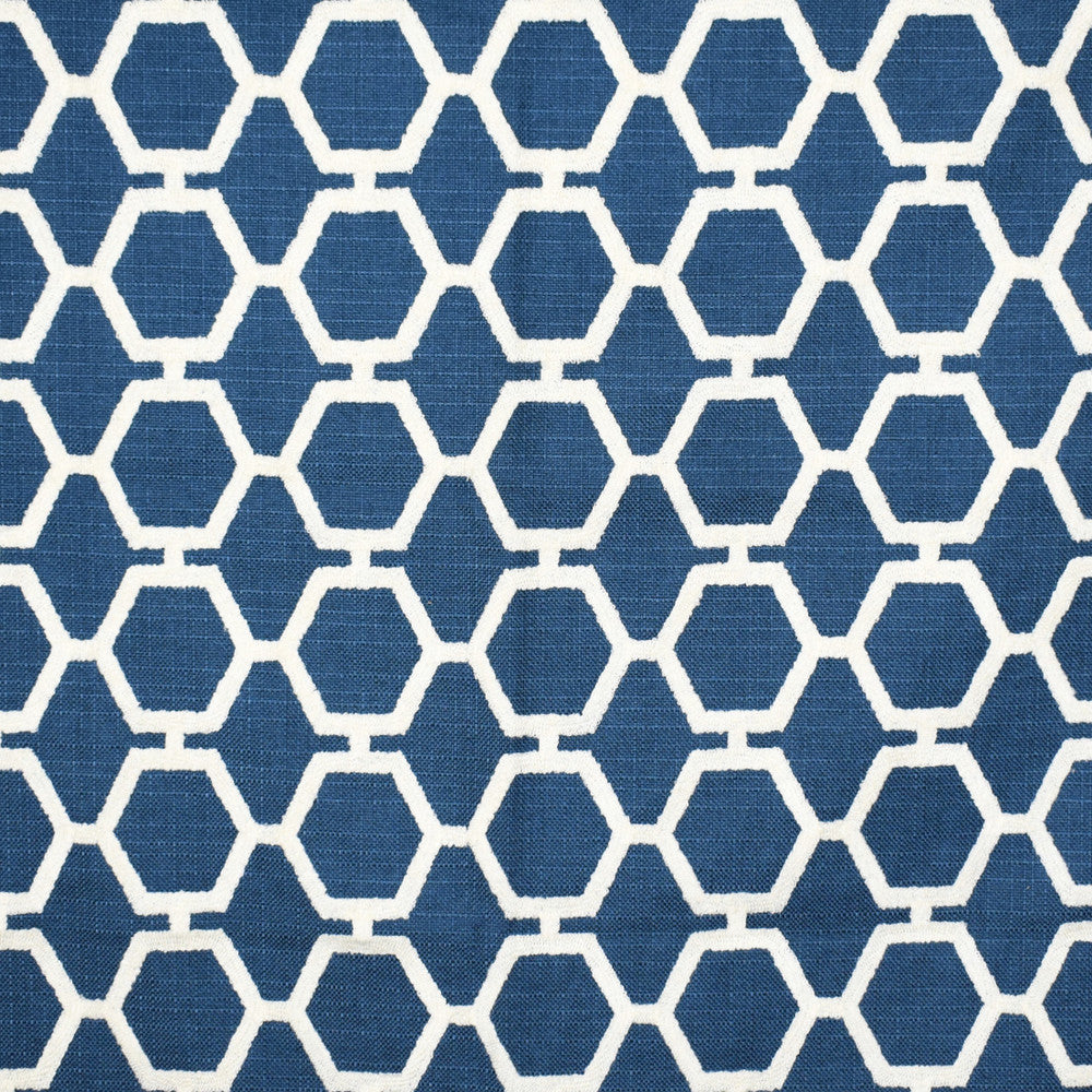 F2297 Navy by Greenhouse Fabric 80% Polyester, 20% Acrylic With 100% Acrylic Embroidery China 9,000 </p><p>Repeat: 4" H, 4" V 54" - Fabric Carolina -