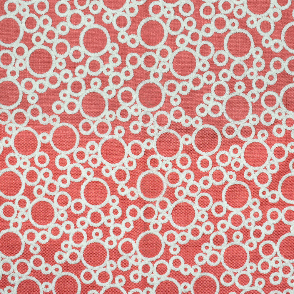 F2338 Coral by Greenhouse Fabric 80% Polyester, 20% Acrylic With 100% Acrylic Embroidery China 9,000 </p><p>Repeat: 10.75" H, 11.75" V 58" - Fabric Carolina -