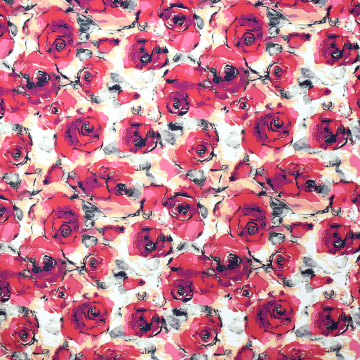 F2347 Rose by Greenhouse Fabric 100% Polyester China 40,000 </p><p>Repeat: 14" H, 14" V 56" - Fabric Carolina -